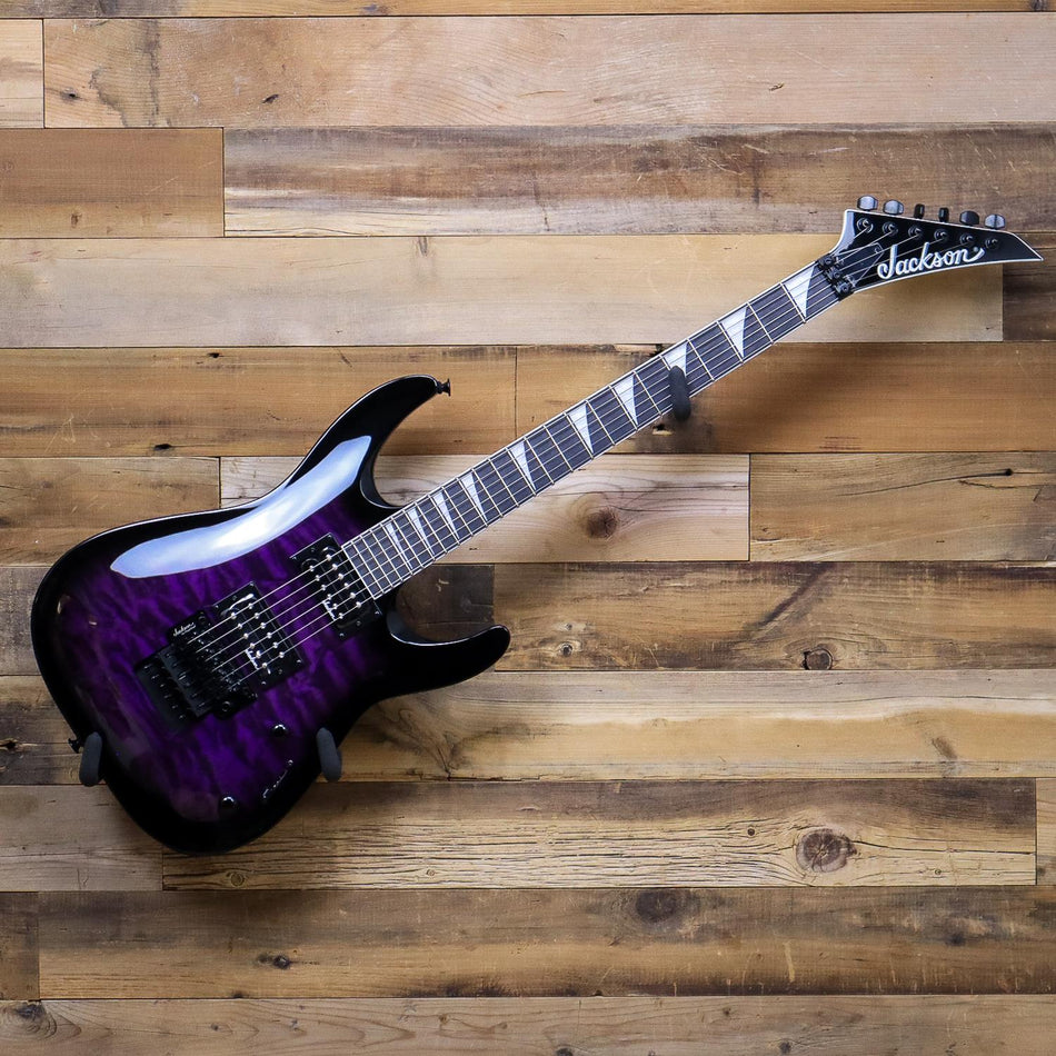 Jackson JS Series Dinky Arch Top JS32Q DKA Electric Guitar Transparent Purple Burst Solid