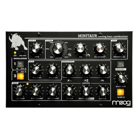 Moog Minitaur Analog Bass Synthesizer Bundle with Samson Headphones