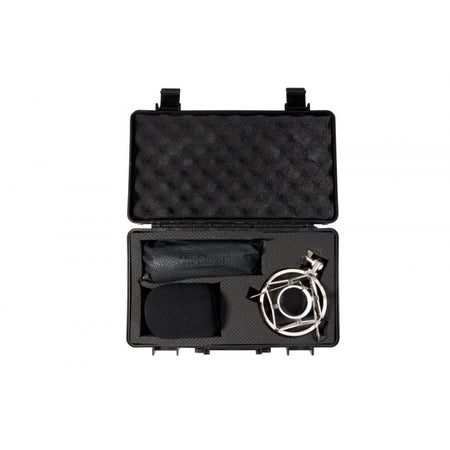 Stereo Pair of On-Stage AS800 Condenser Microphones with XLR Cables & Stands