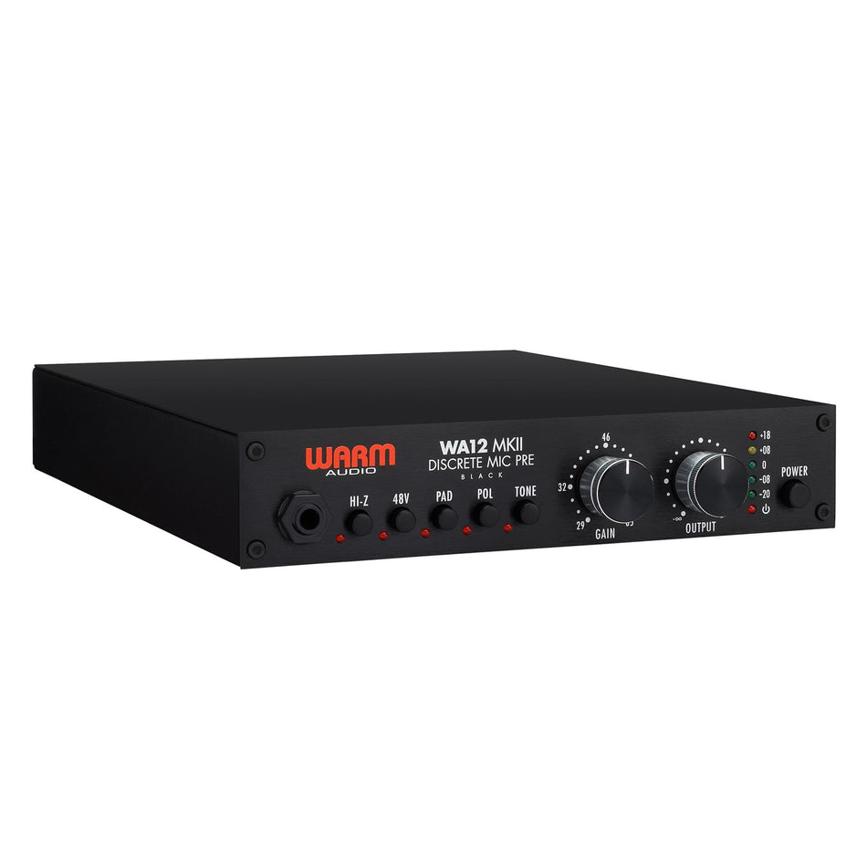 Warm Audio WA12 MKII Black Mic Preamp/DI