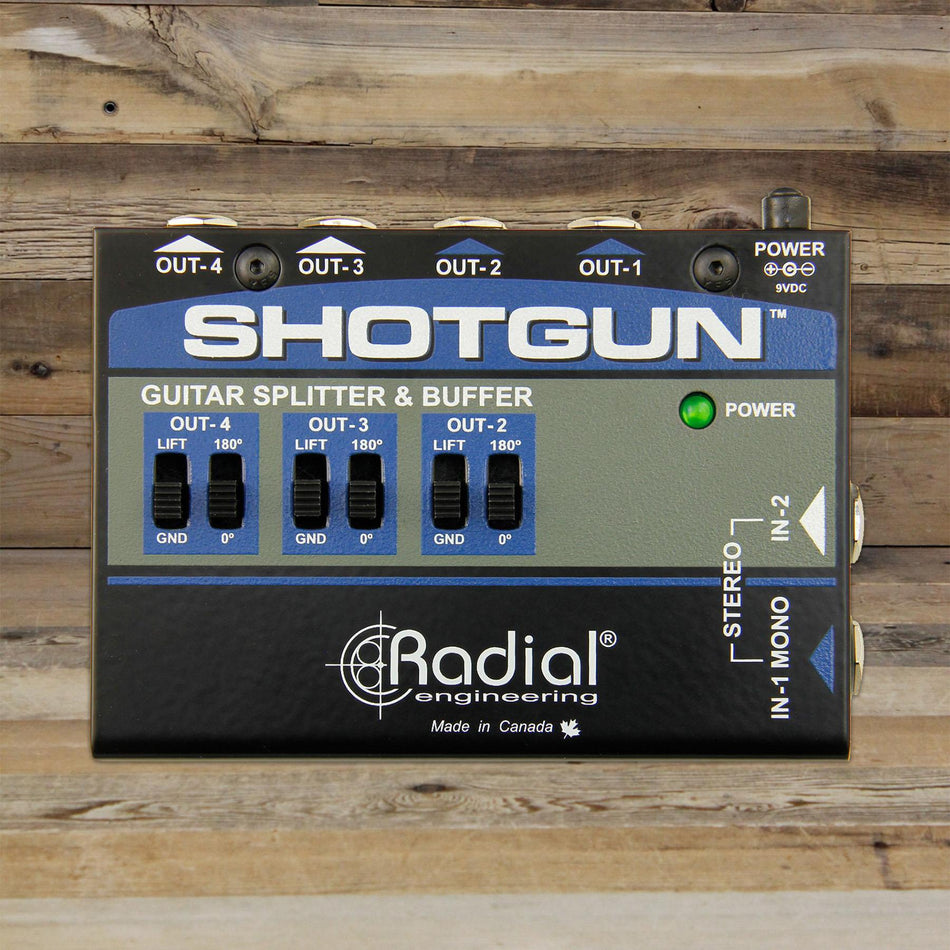Open Box Radial Engineering Shotgun 4-Channel Amp Driver - Shot Gun