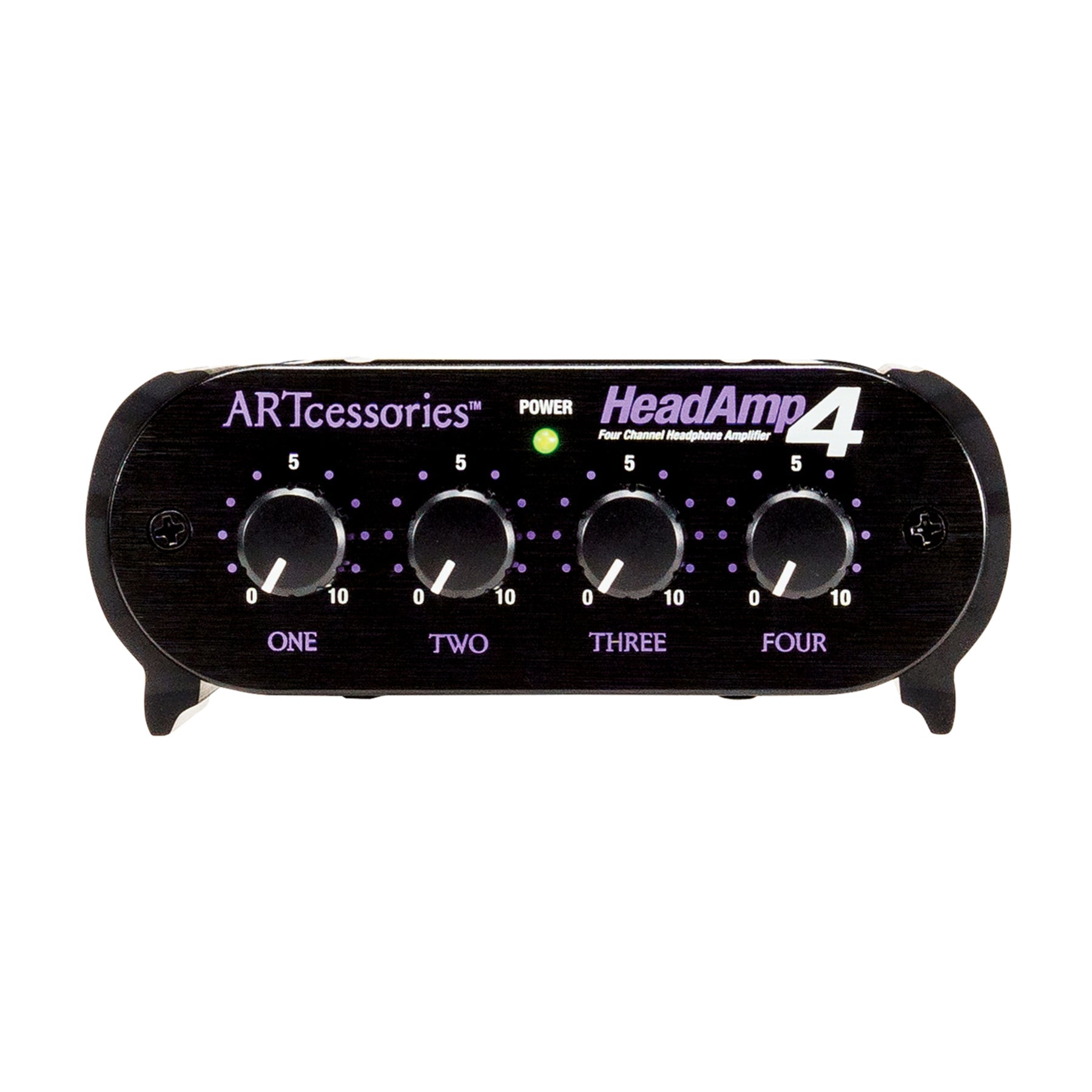 ART HeadAmp 4 Headphone Amplifier Bundle with Hosa 1/4" TS Instrument Cable