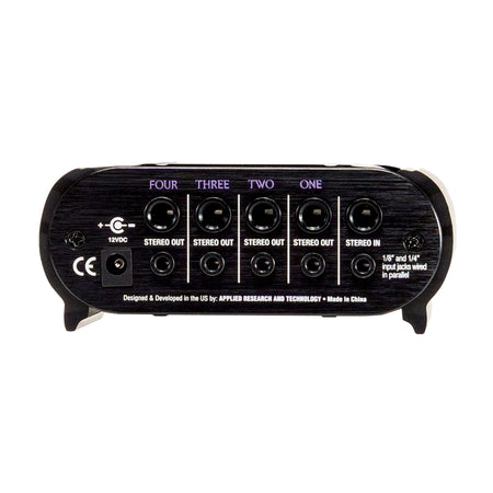 ART HeadAmp 4 Headphone Amplifier Bundle with Hosa 1/4" TS Instrument Cable