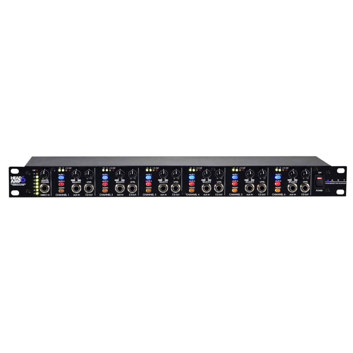 ART HeadAmp 6 Headphone Amplifier Bundle with XLR Cables