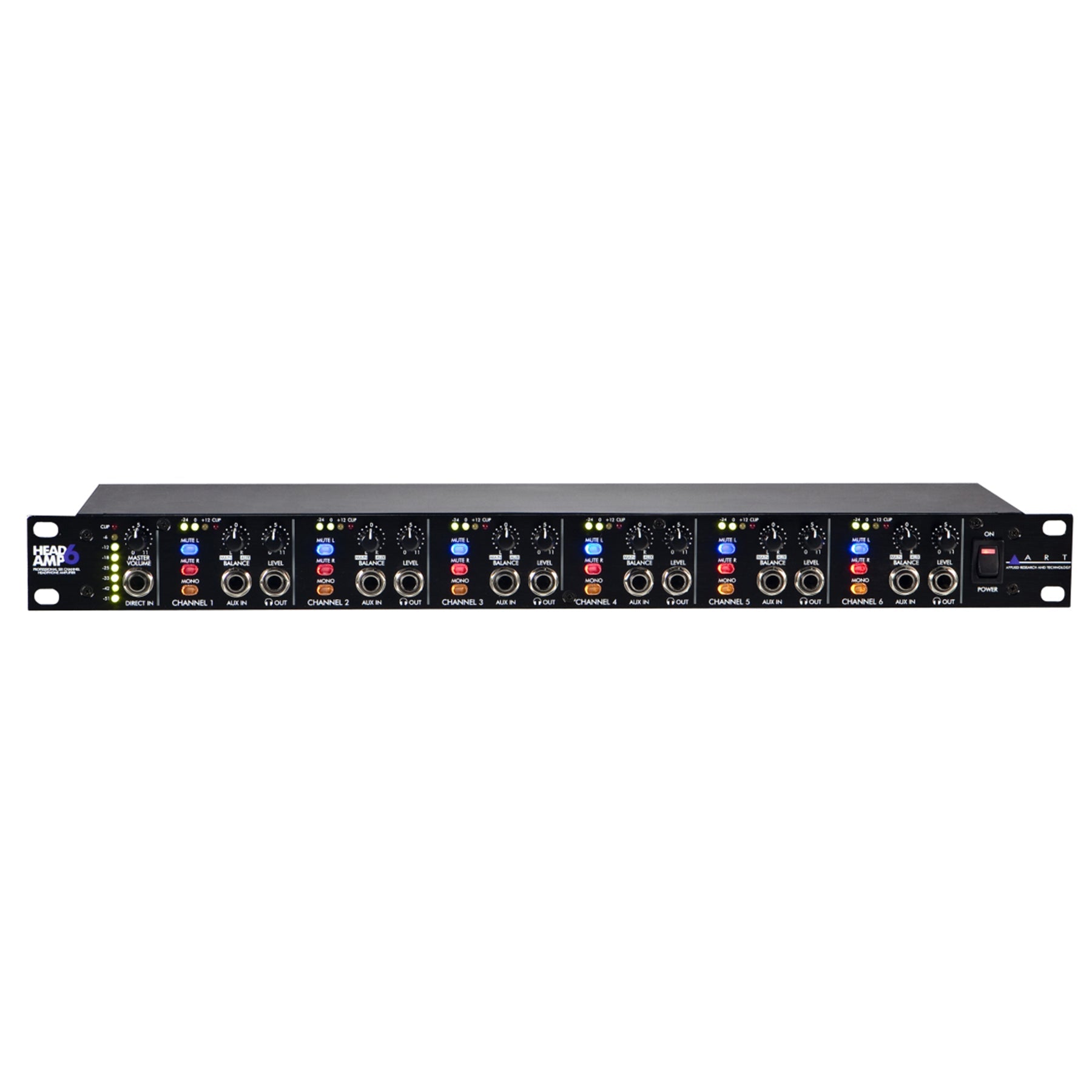 ART HeadAmp 6 Headphone Amplifier Bundle with XLR Cables