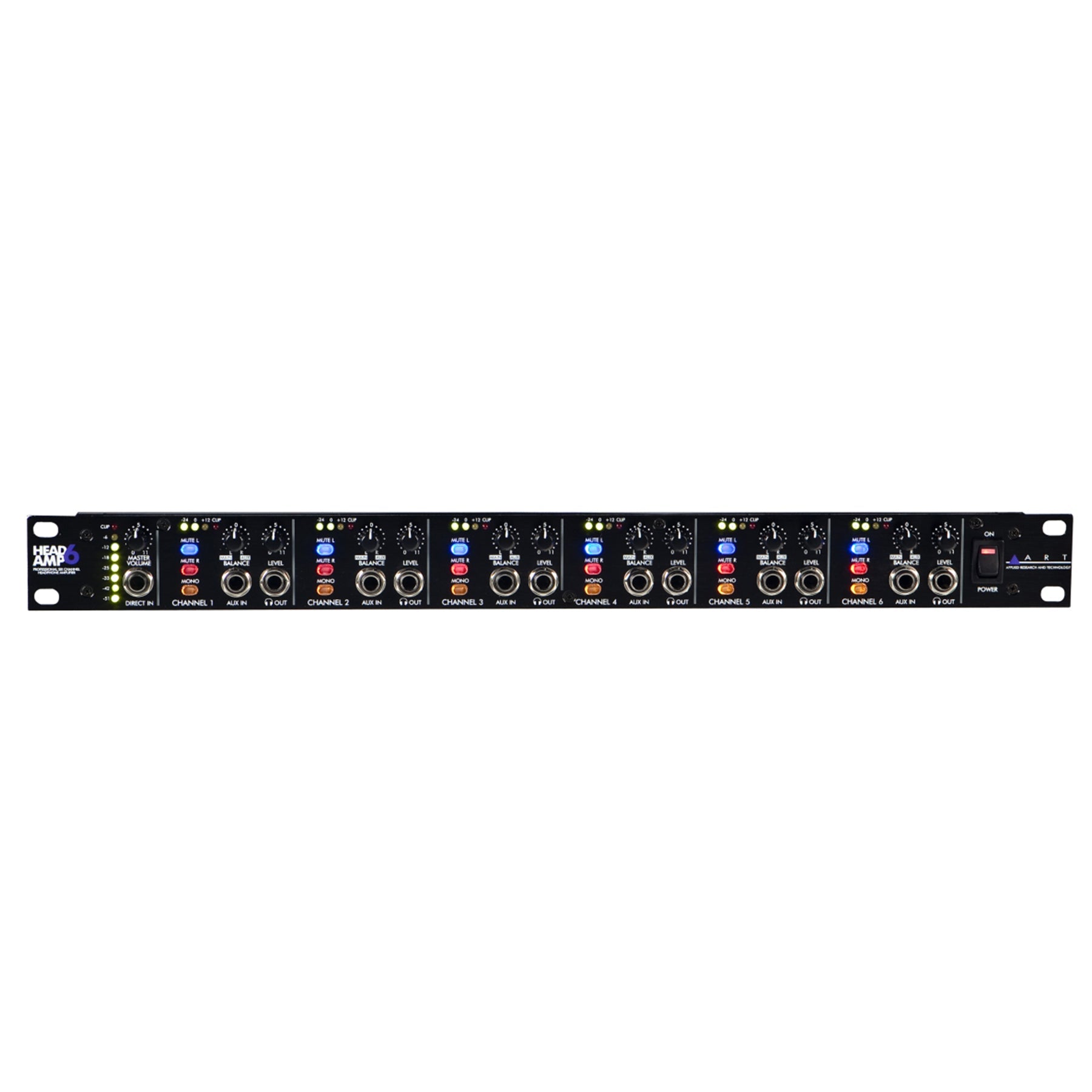 ART HeadAmp 6 Headphone Amplifier Bundle with Samson SR350 Headphones