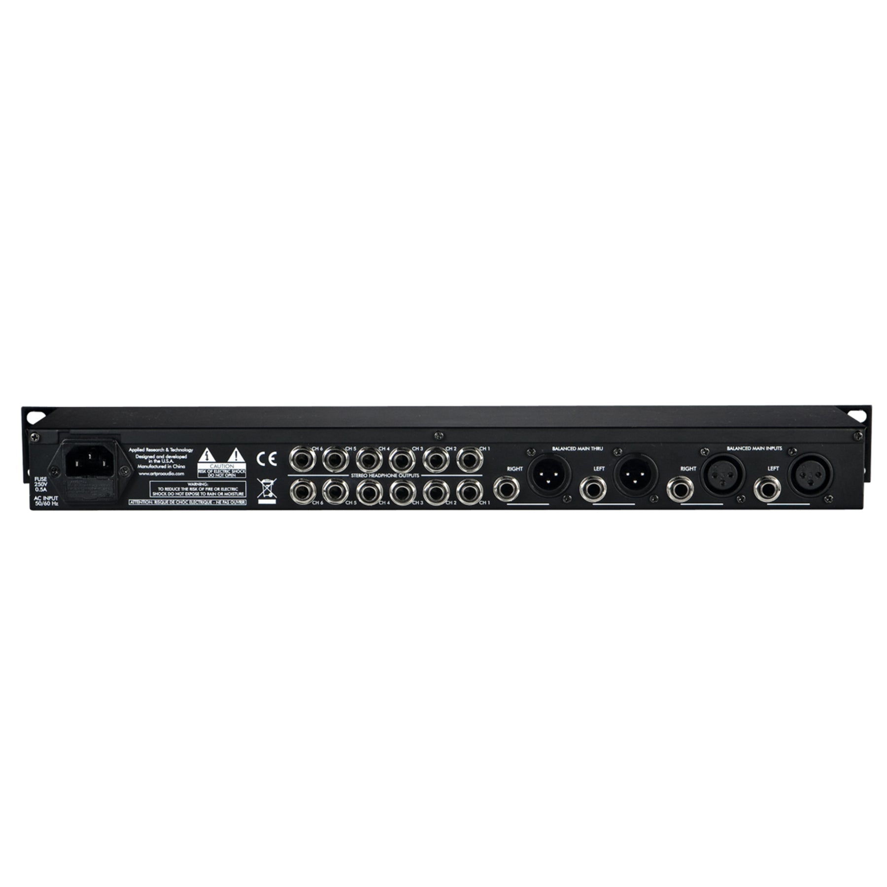 ART HeadAmp 6 Headphone Amplifier Bundle with Audio-Technica ATH-M40x Headphones