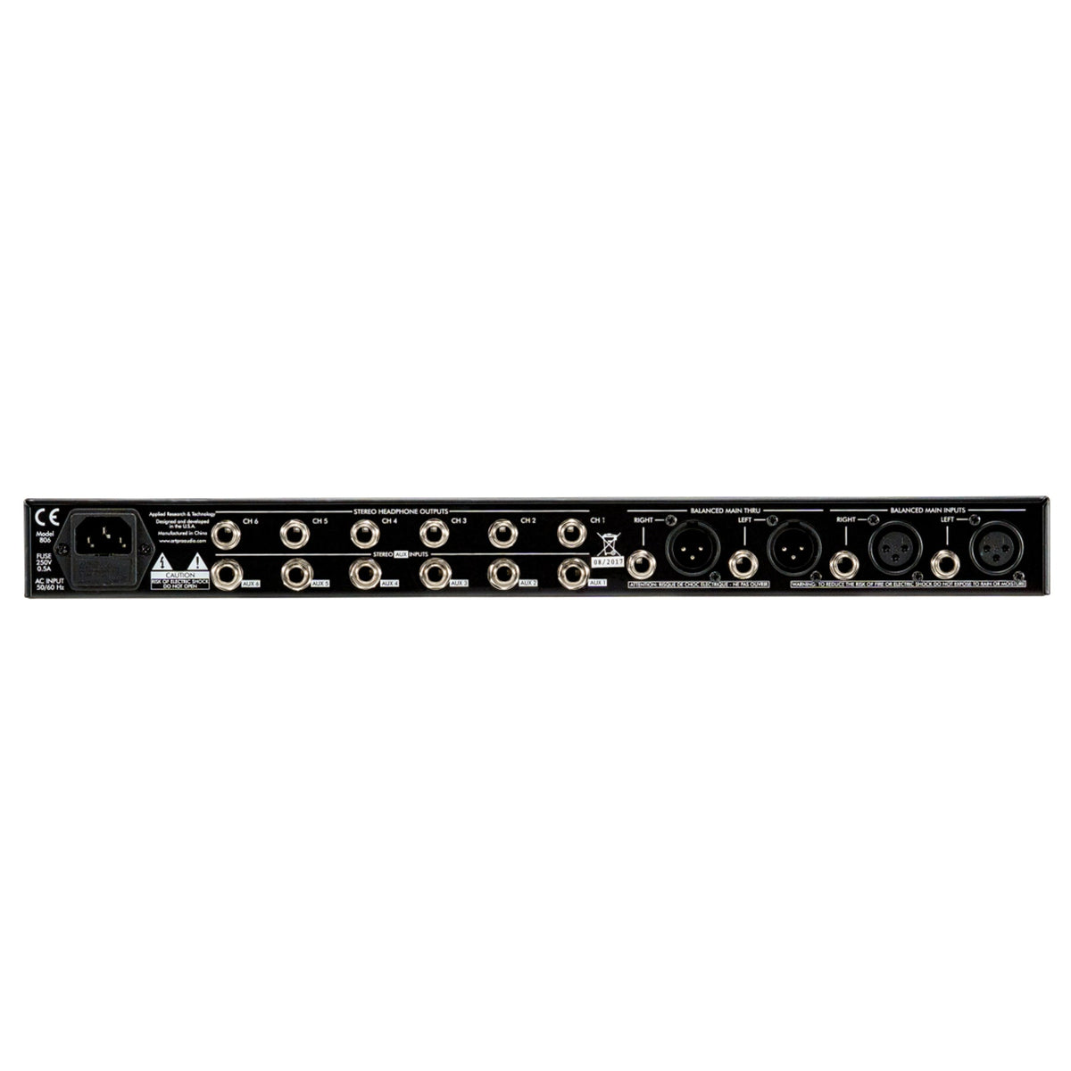 ART HeadAmp 6 Pro Headphone Amplifier Bundle with XLR Cables