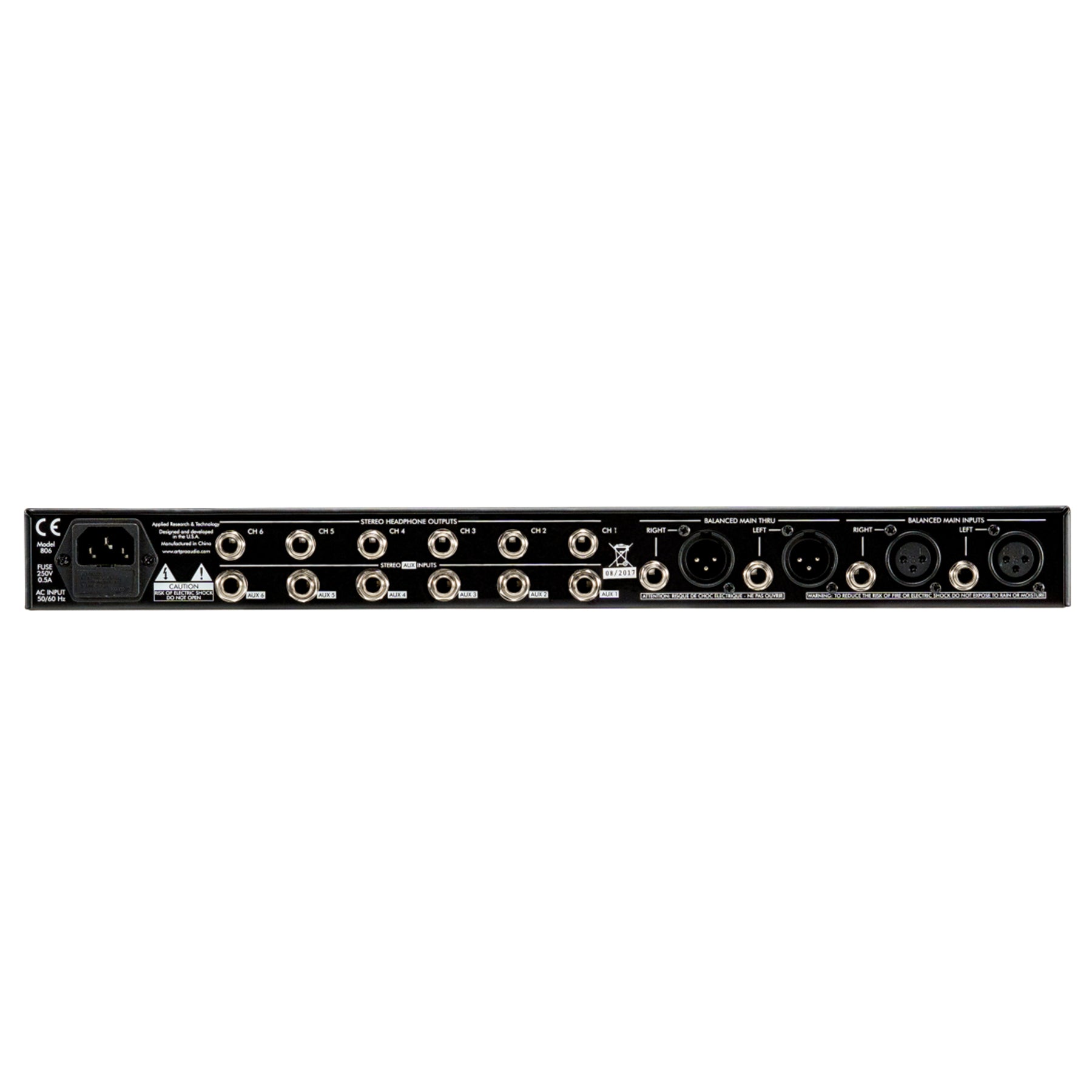 ART HeadAmp 6 Pro Headphone Amplifier Bundle with XLR Cables