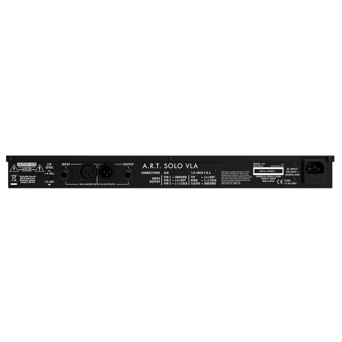 ART Solo VLA Compressor Bundle with Rack Screws
