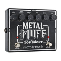Electro-Harmonix Metal Muff with Top Boost Distortion Effect Pedal