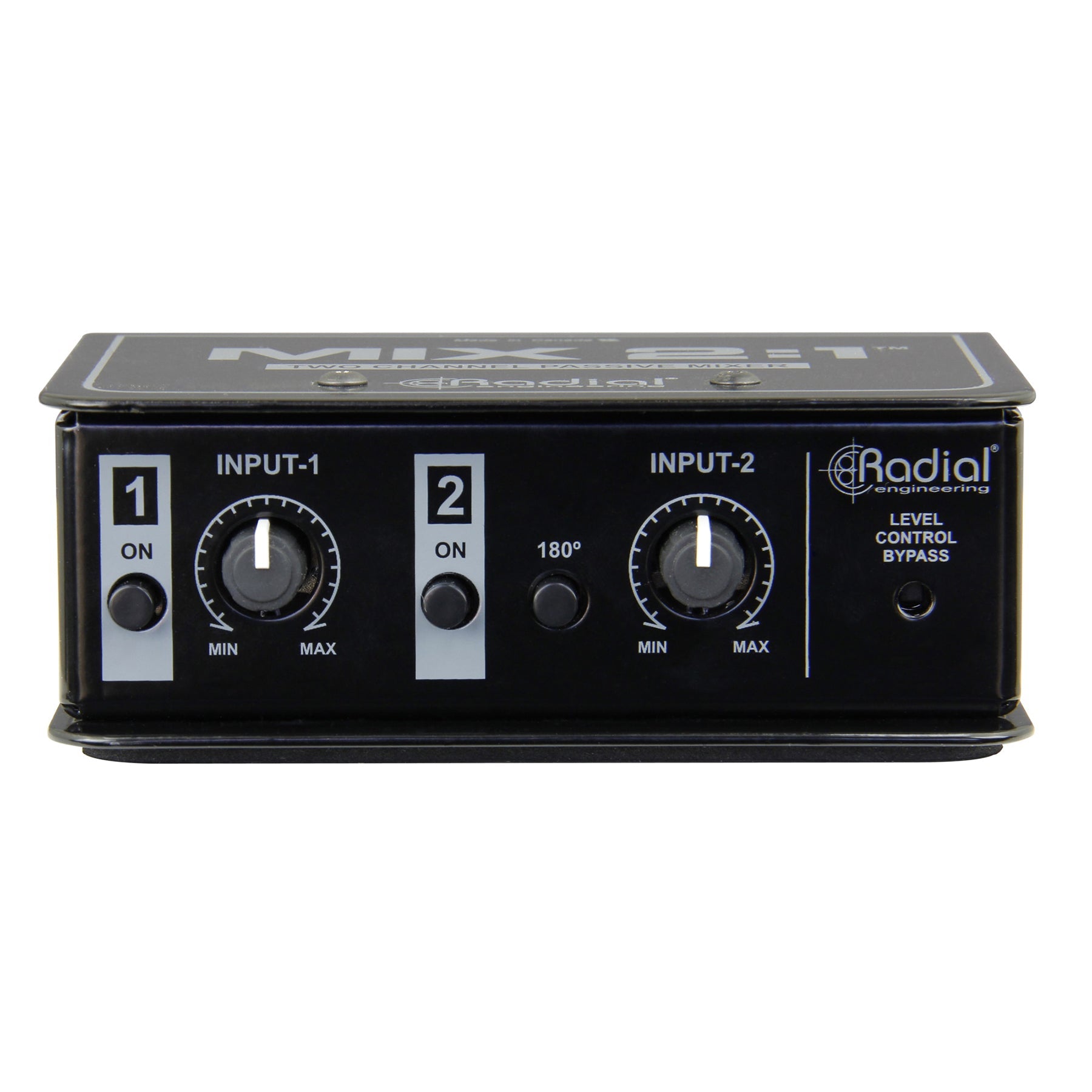 Radial Engineering MIX 2:1 2-Channel Passive Mixer bundle with Three XLR Cables