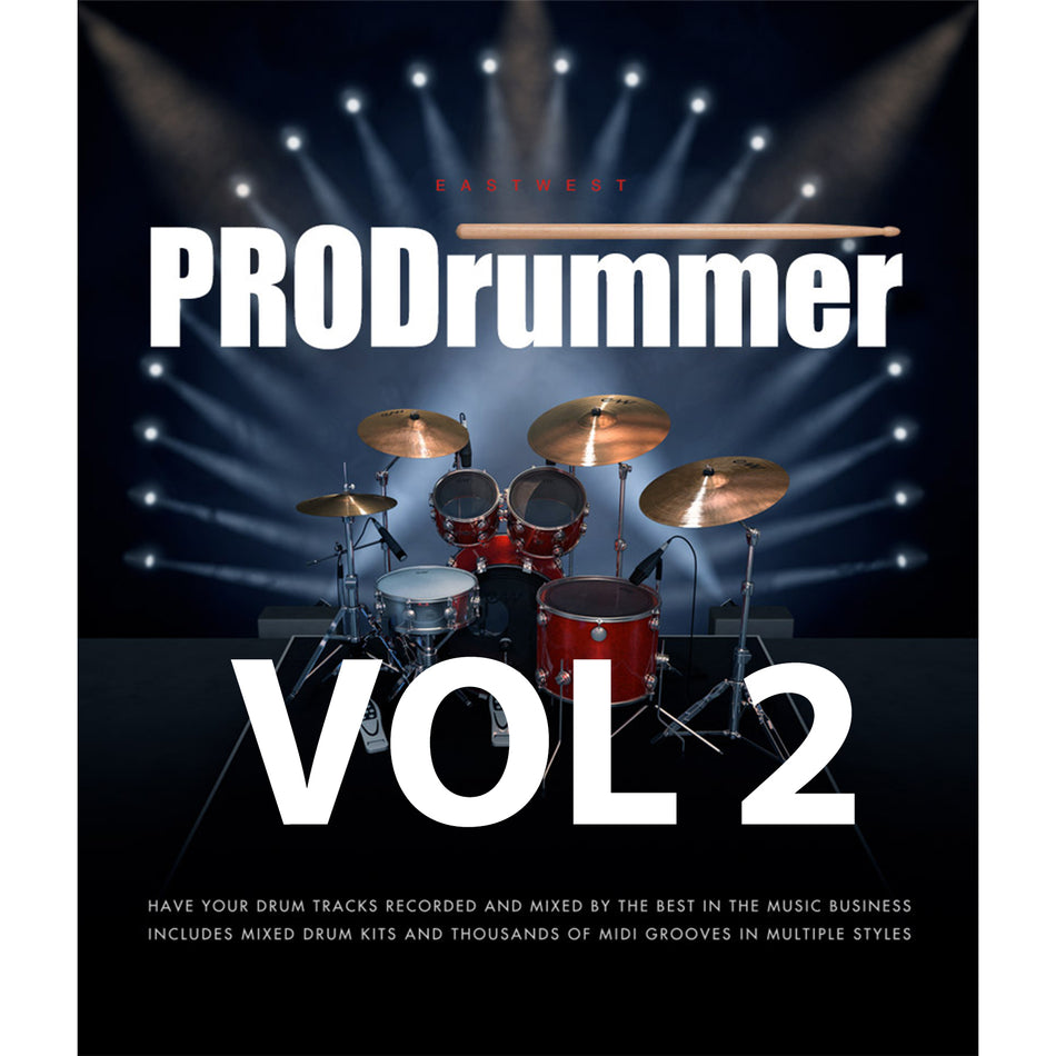EastWest ProDrummer Volume 2 Drum Library - Digital Download