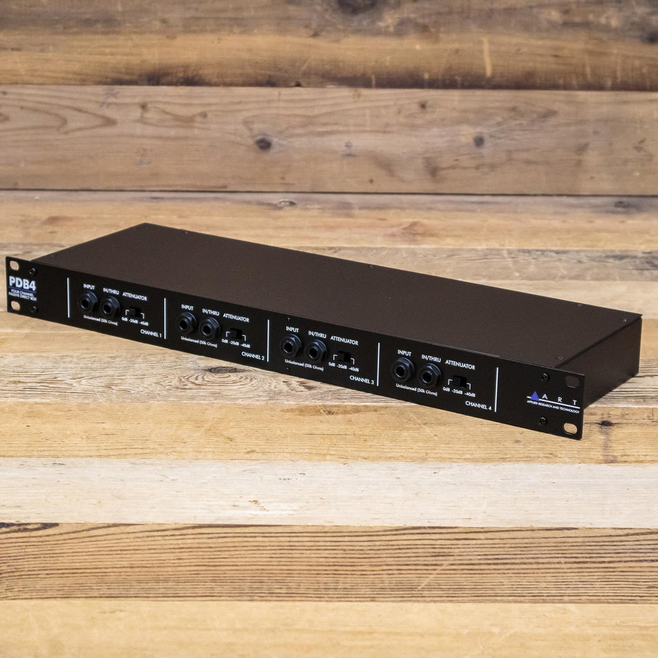 Open Box ART PDB4 4-Channel Rackmount Passive Direct Box