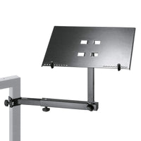 K&M 18815 Black Laptop Holder for Omega Table-Style Keyboard Stand