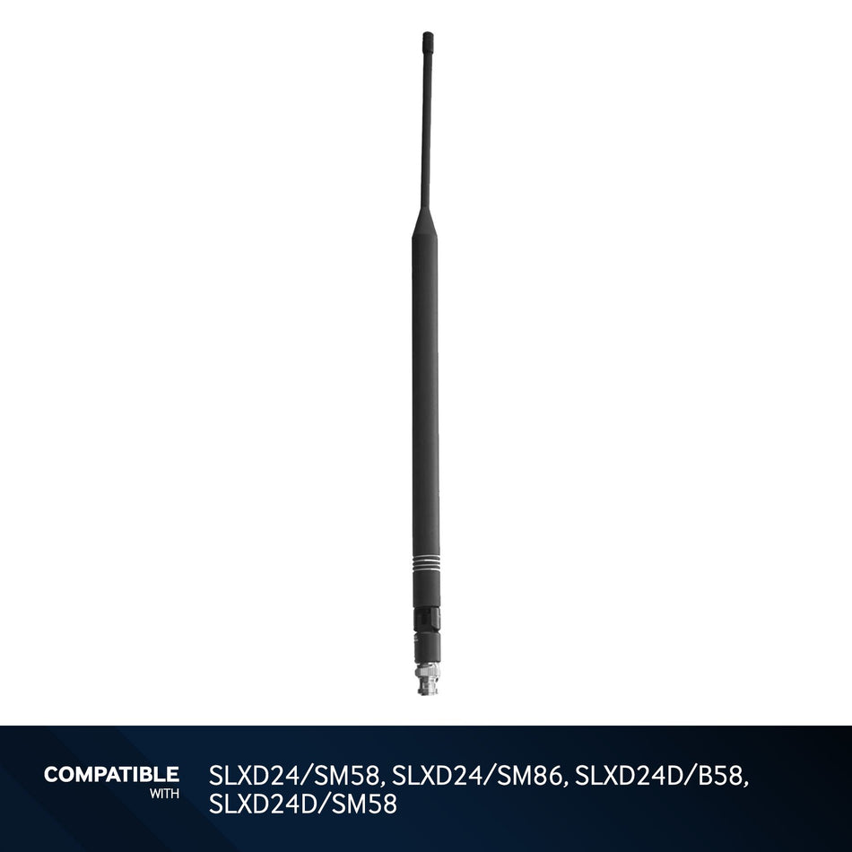 Shure UA8-554-590 Antenna for SLXD24/SM58, SLXD24/SM86, SLXD24D/B58, SLXD24D/SM58 Wireless Systems