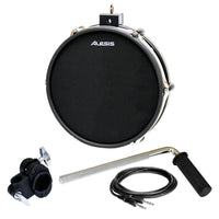 Alesis 12" Dual Zone Mesh Drum Pad Bundle with L-Rod, Clamp, 1/4" TRS Cable
