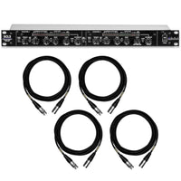 ART SCL2 Stereo Compressor/Limiter/Gate Bundle with 4 15-foot XLR Mogami Cables