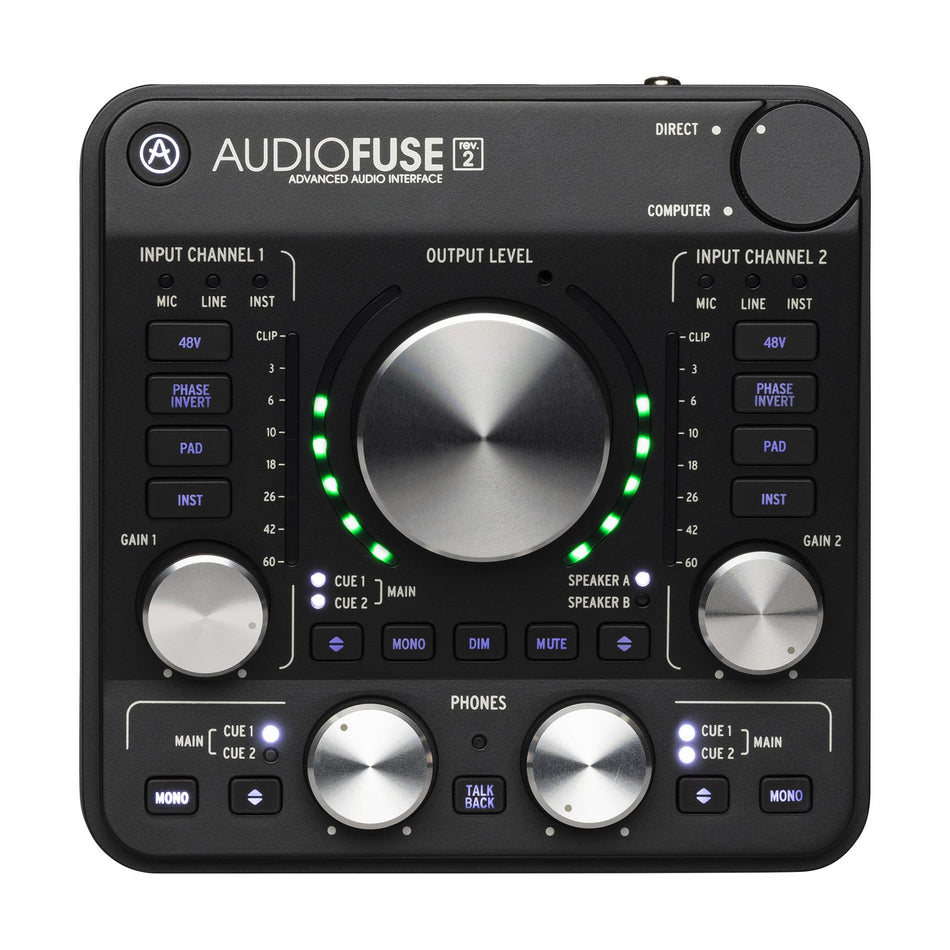Arturia AudioFuse Rev2 USB Audio Interface Rev 2 Fuse Recording 14-in/14-out