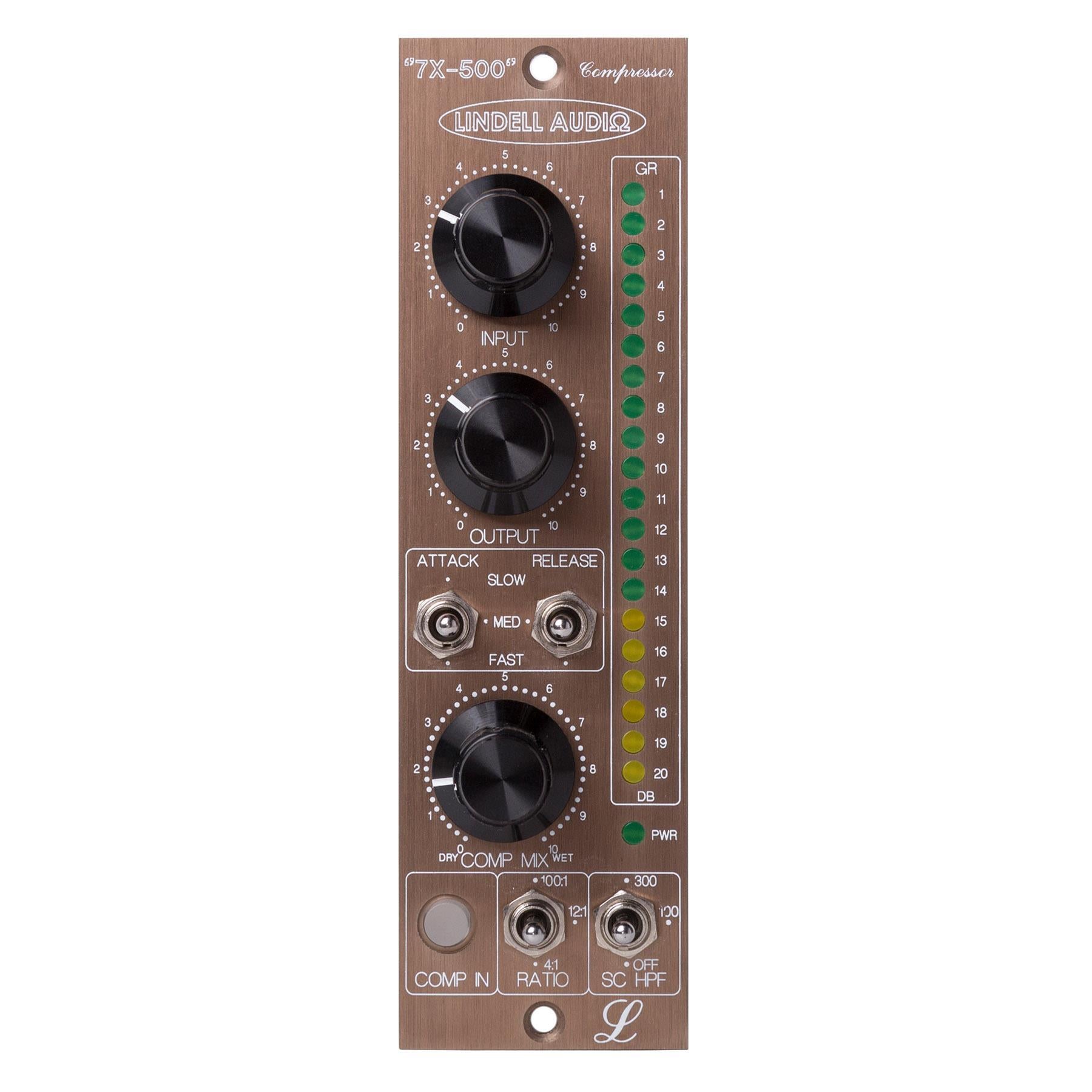 Lindell 7X-500 500-Series F.E.T Compressor Bundle with Mogami 1/4