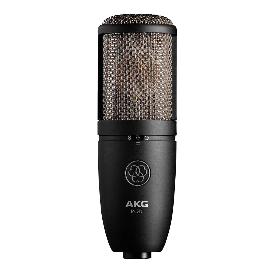 AKG P420 Dual-Capsule Multipattern Studio Condenser Microphone w/ Shock