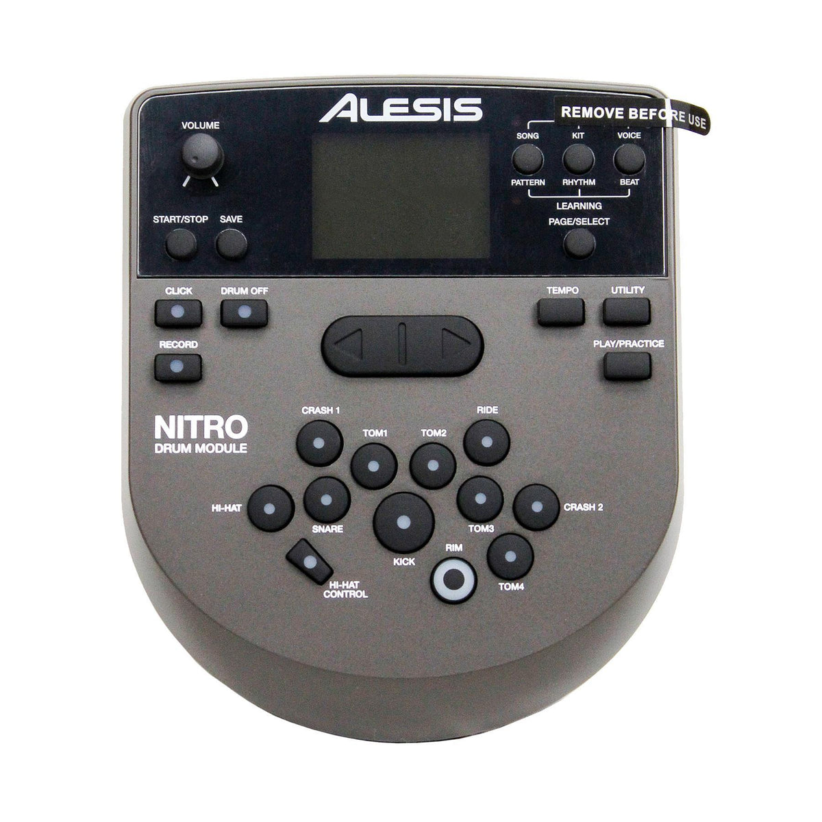 Alesis Nitro Electronic Drum Module Bundle with Clamp, Cable Snake, Sc ...