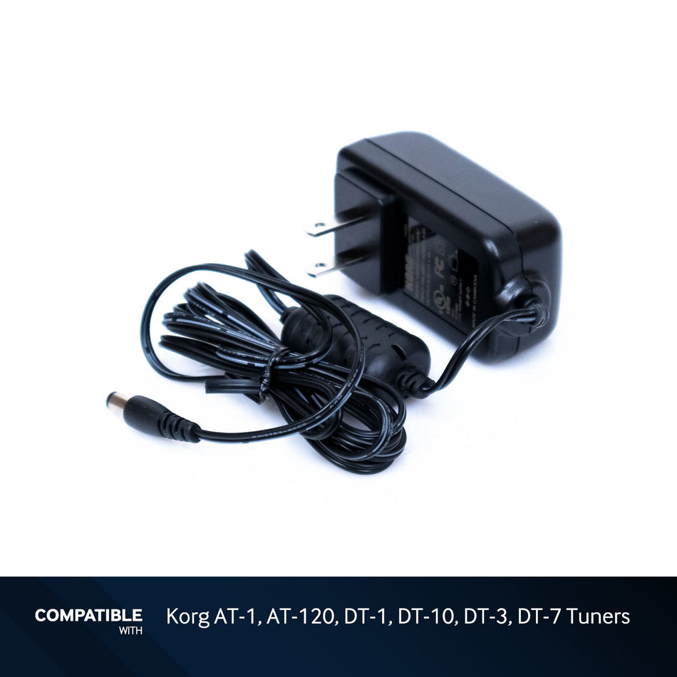 Korg Power Supply Adapter for AT-1, AT-120, DT-1, DT-10, DT-3, DT-7 Tuners