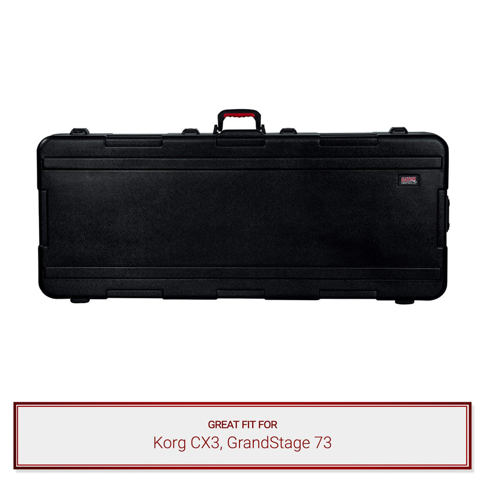 Gator Cases Deep Keyboard Case fits Korg CX3, GrandStage 73 Keyboards
