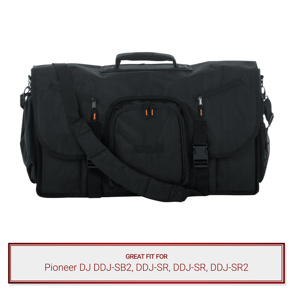 Gator Cases 25" Messenger Bag fits Pioneer DJ DDJ-SB2, DDJ-SR, DDJ-SR, DDJ-SR2