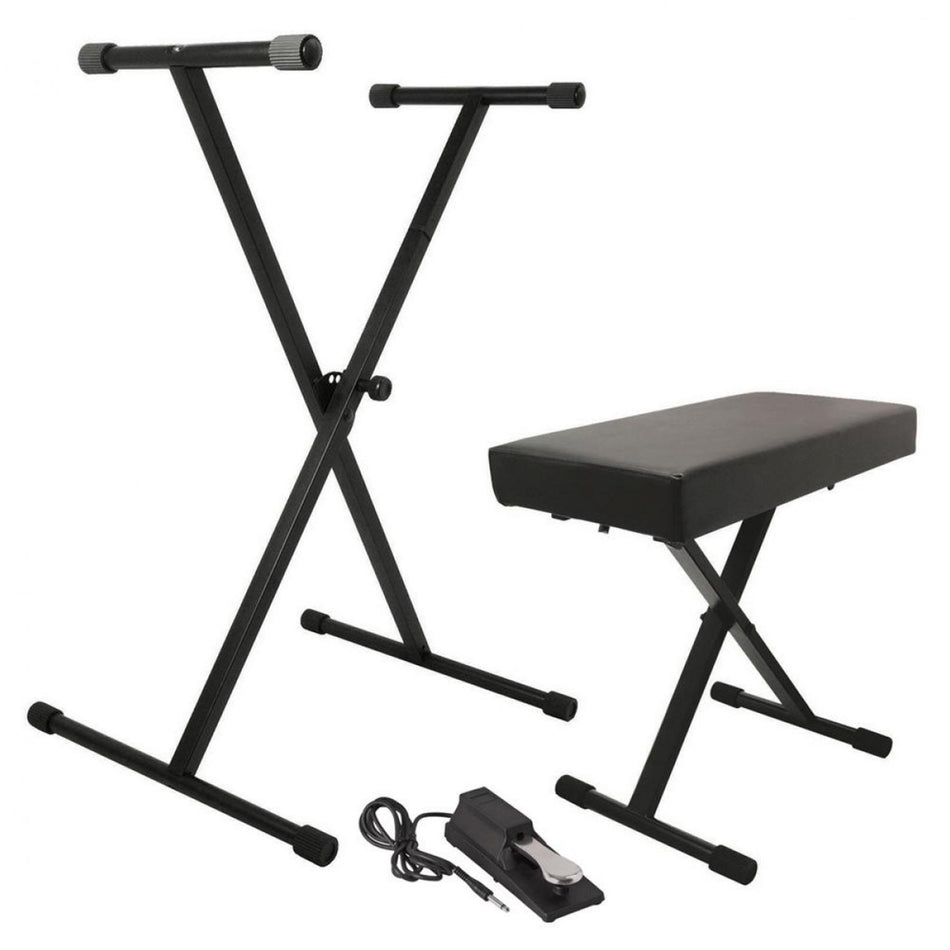 On-Stage KPK6550 Keyboard Pack with Stand, Bench, and Sustain Pedal
