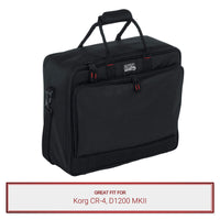 Gator Cases Padded Nylon Equipment Bag fits Korg CR-4, D1200 MKII Models