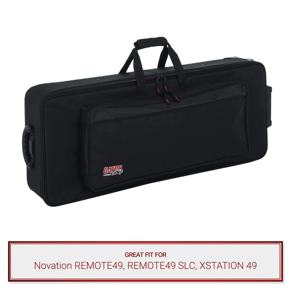 Gator Keyboard Case fits Novation REMOTE49, REMOTE49 SLC, XSTATION 49