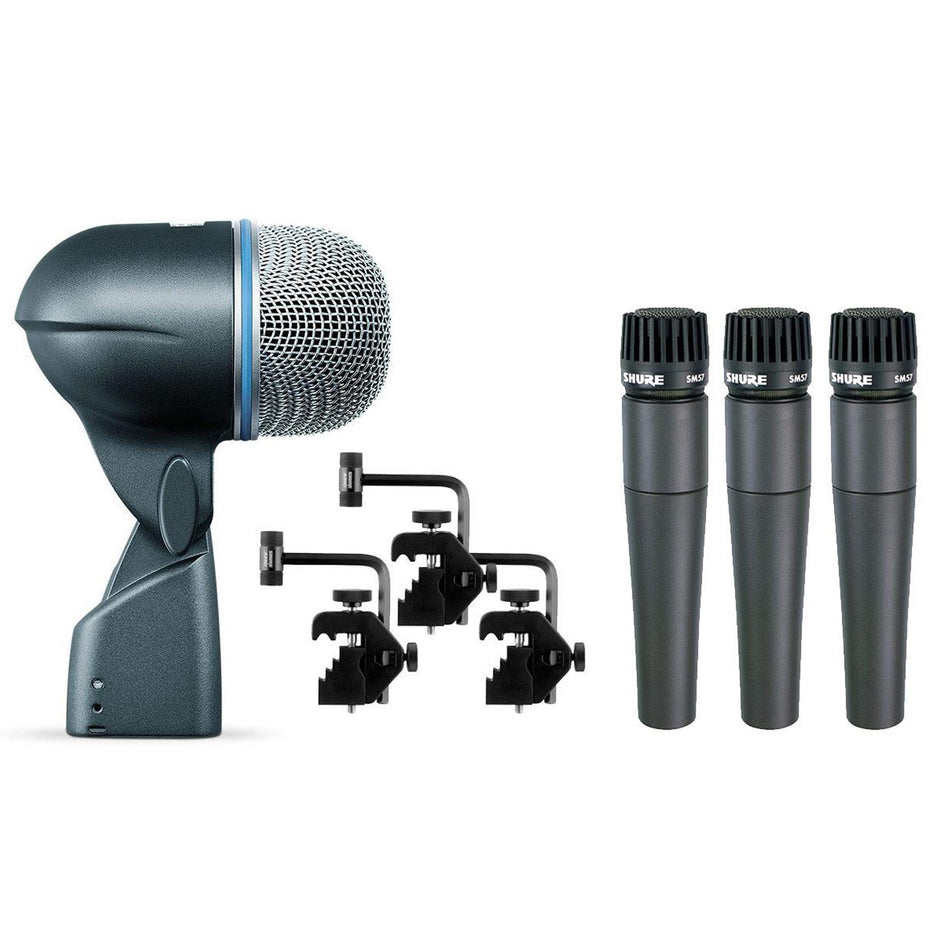 Shure DMK57-52 Drum Microphone Kit with Beta 52A and SM57 Microphones