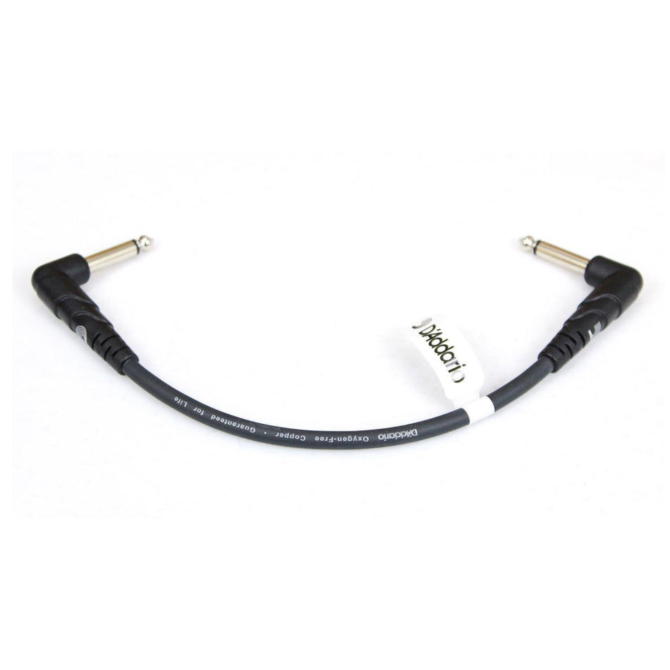 Planet Waves 6" Right-Angle 1/4" Instrument Patch Cable PW-CGTP-105