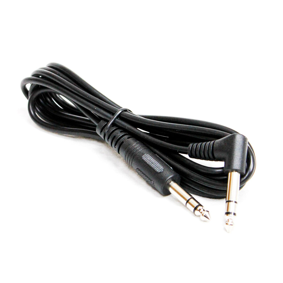 Alesis 8-Foot Black Straight to Right Angle 1/4" TRS Cable for Electronic Drums