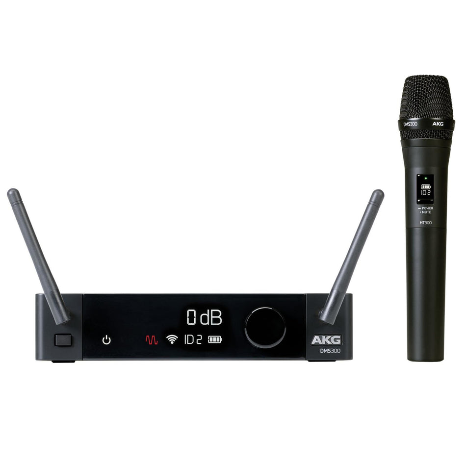 AKG DMS300 Wireless Handheld Microphone Set DMS-300 Digital System Mic