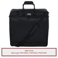 Gator Cases Mixer Bag fits Behringer PMH3000, PMP3000, PMP4000 Mixers