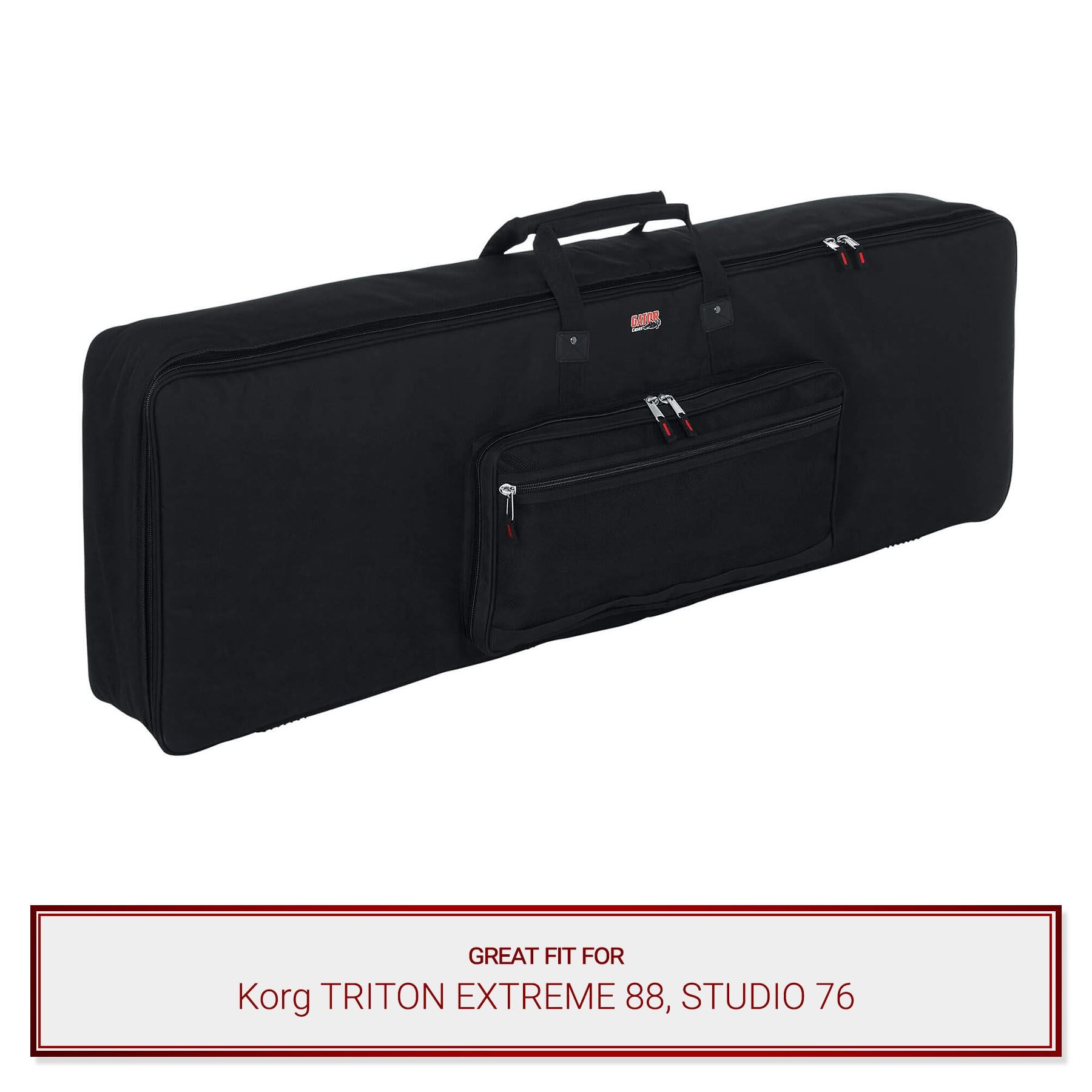 Gator Cases Keyboard Gig Bag fits Korg TRITON EXTREME 88, STUDIO