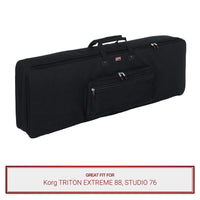 Gator Cases Keyboard Gig Bag fits Korg TRITON EXTREME 88, STUDIO 76