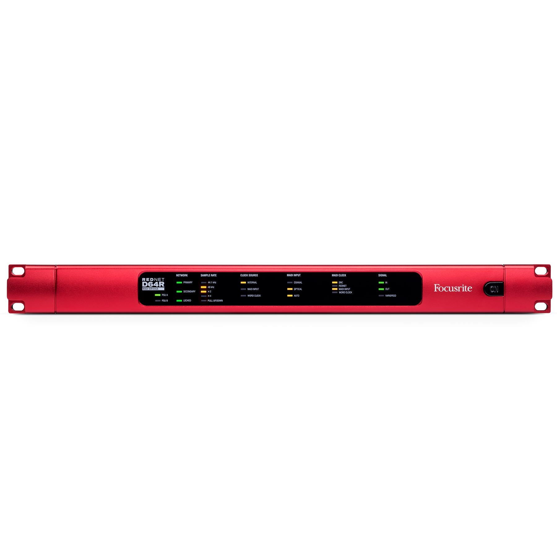 Focusrite RedNet D64R 64-Channel Dante/MADI Bridge – Pixel Pro Audio