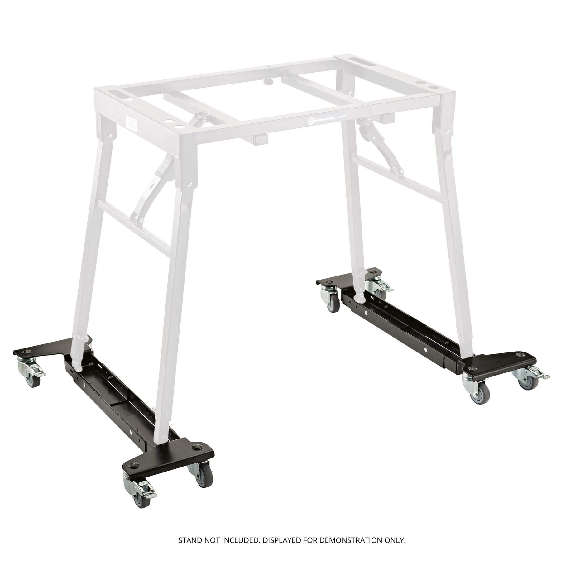 K&M 18806 Trolley Wheels for Keyboard and Equipment Stands with