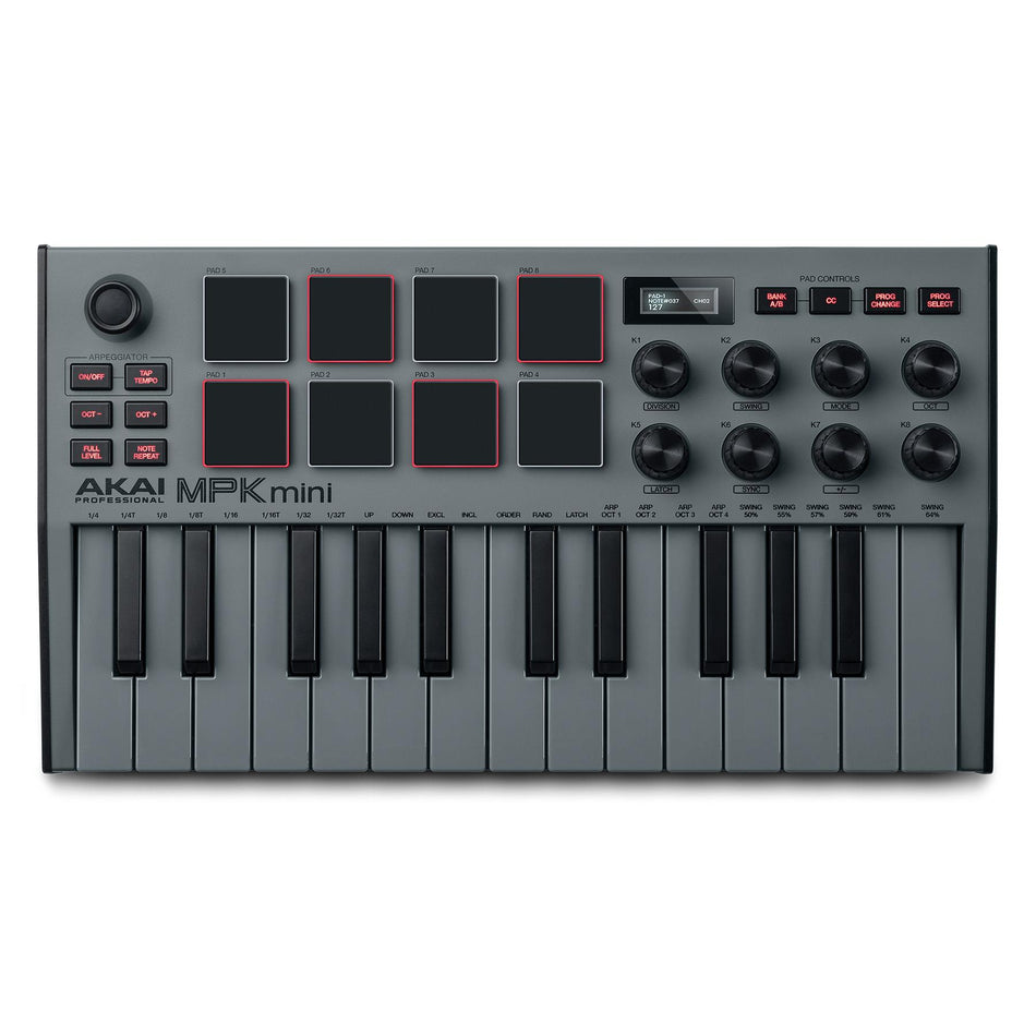 Akai MPK Mini MK3 Special Edition Grey SE USB/MIDI Keyboard Controller
