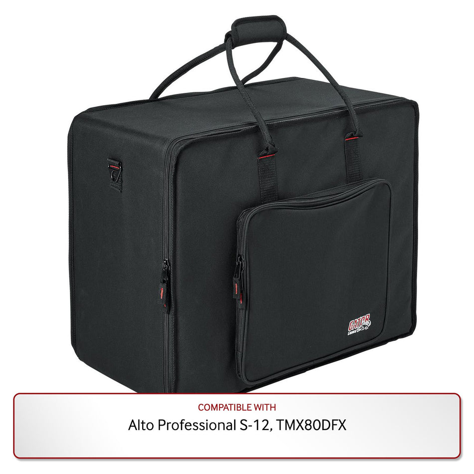 Gator Case for Alto Professional S-12, TMX80DFX and 4 Microphones