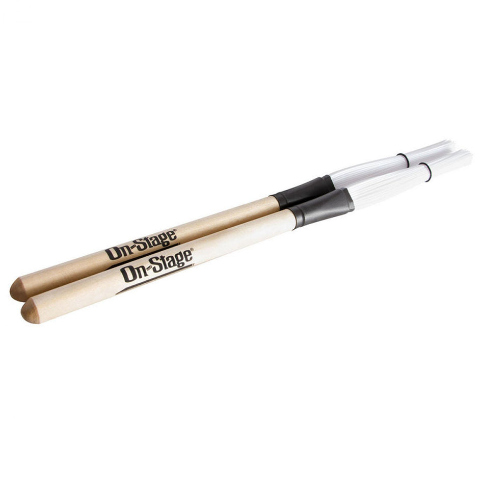 On-Stage WCB100 Wood Cajon Brushes, Pair