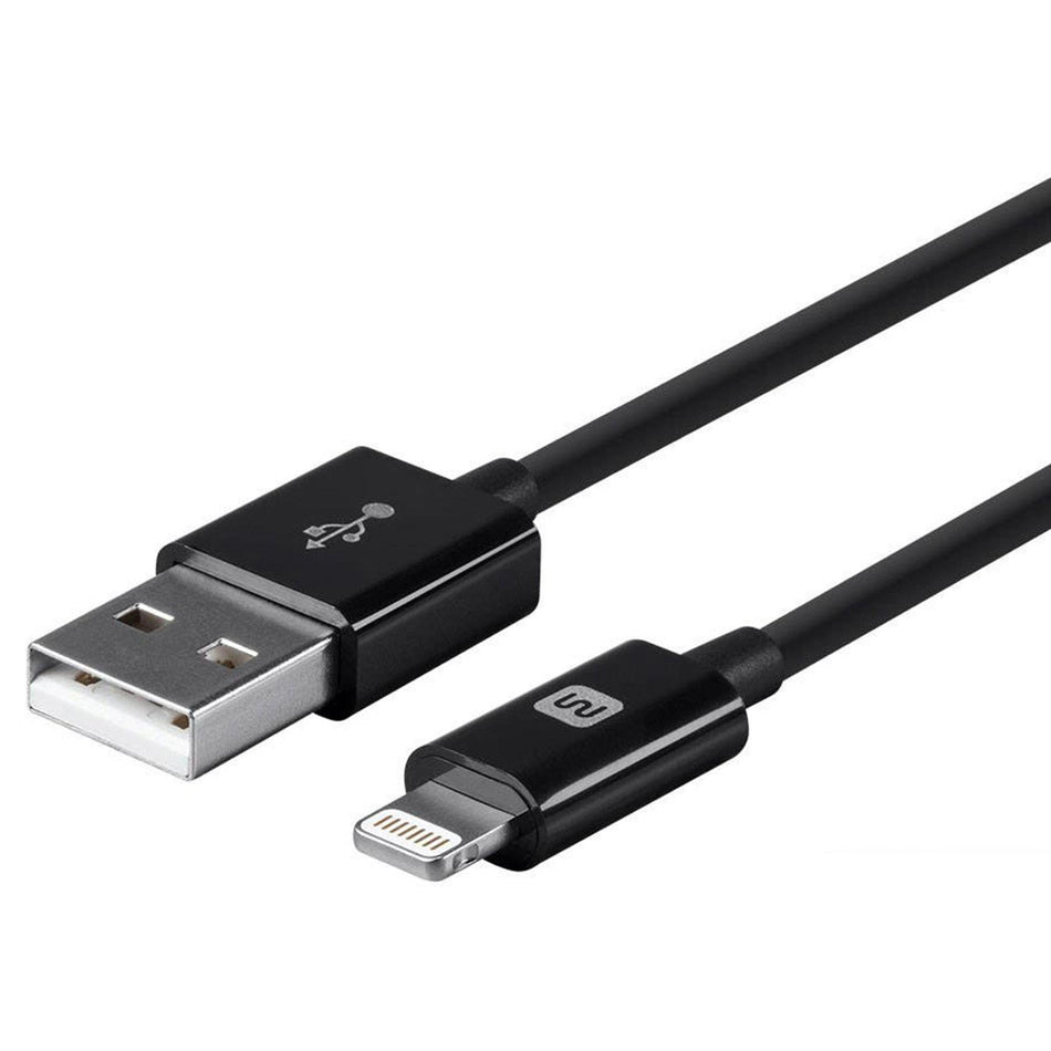 Monoprice 12839 6ft Apple MFi Certified Lightning to USB Charge & Sync Cable