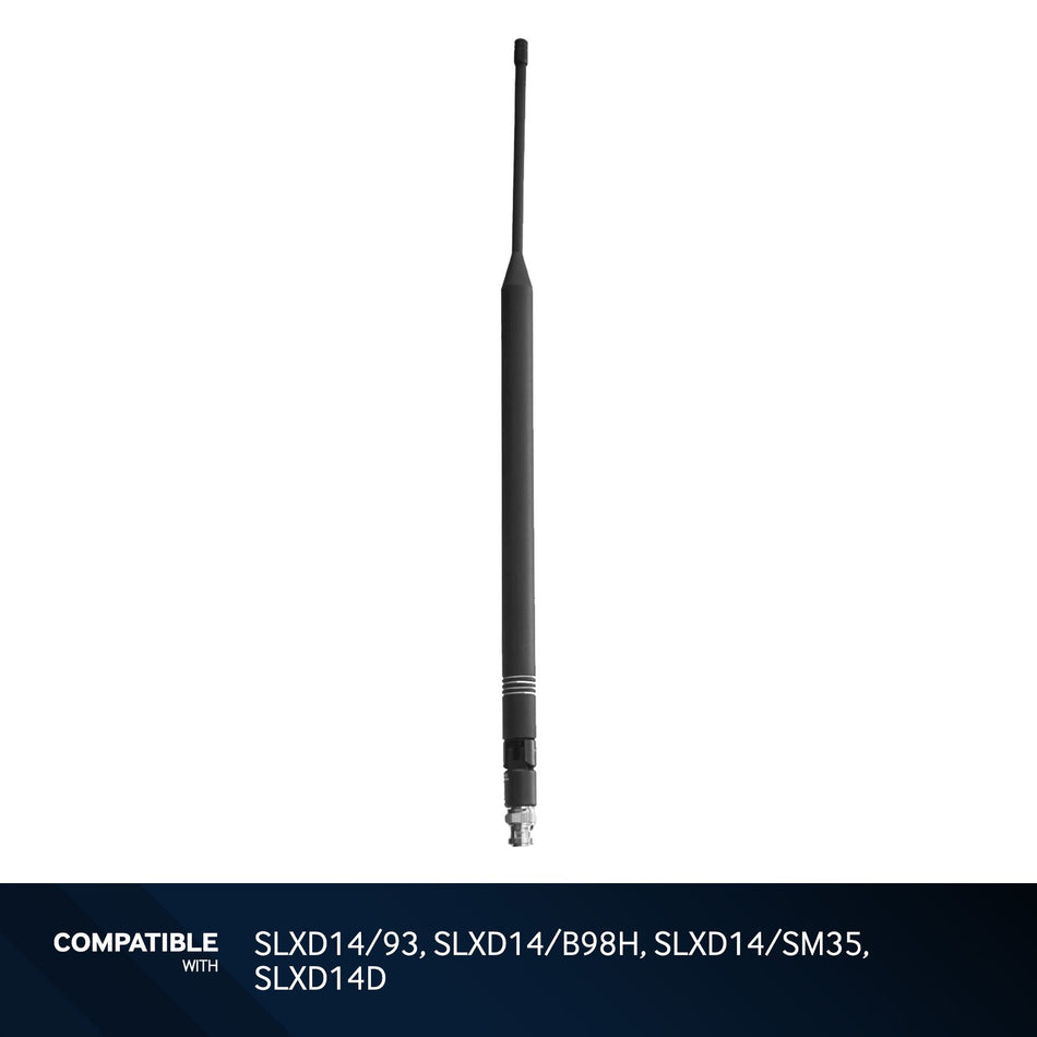 Shure UA8-554-590 Antenna for SLXD14/93, SLXD14/B98H, SLXD14/SM35, SLXD14D Wireless Systems