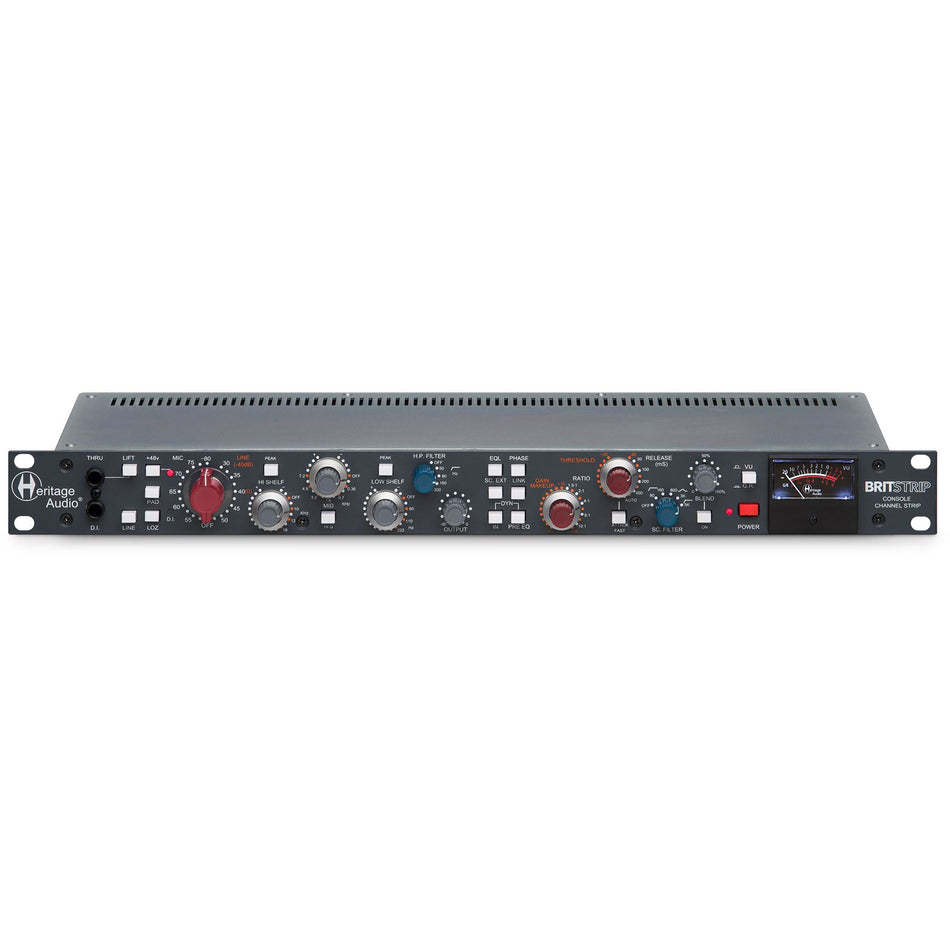 Heritage Audio BritStrip Console Channel Strip 73 Mic Pre 73 Equalizer DI Diode Bridge Compressor