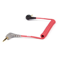 Rode SC7 3.5mm Right-Angle TRS to 3.5mm Right-Angle TRRS Coiled Adapter Cable for Smartphone