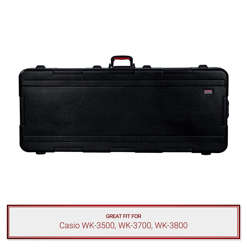 Gator Cases Deep Keyboard Case fits Casio WK-3500, WK-3700, WK-3800 Keyboards