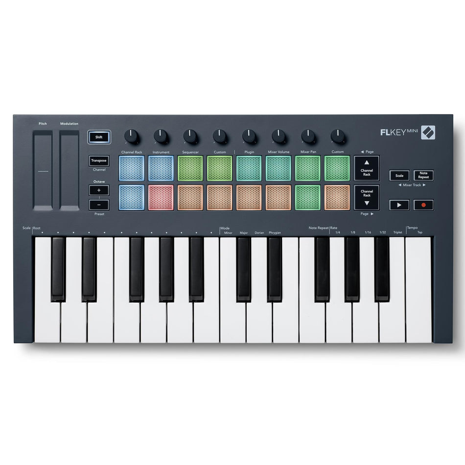 Novation FLkey Mini 25-Key USB/MIDI Keyboard Controller for FL Studio
